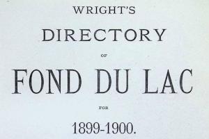 Title page of a city directory